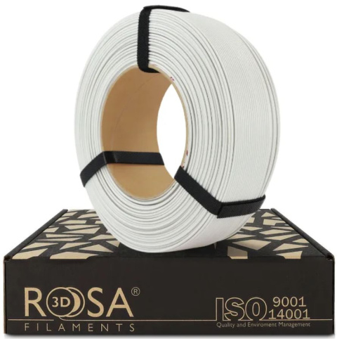 ROSA 3D Filaments PCTG+10GF Refill 1,75mm 1kg Jasny Szary Light Gray