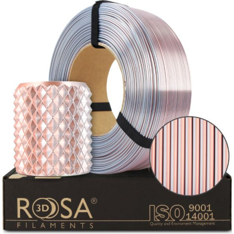 ROSA 3D Filaments Refill PLA Magic Silk 1,75mm 1kg Wielokolorowy Glamour