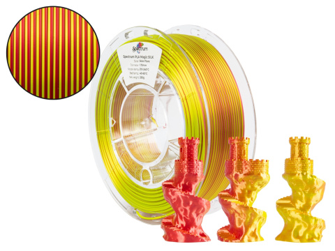 Filament Spectrum PLA Magic SILK 1.75mm SOLAR FLARE 0.25kg