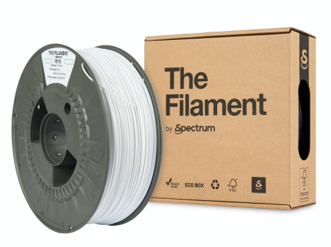 The Filament by Spectrum PETG 1kg 1,75mm Weiß Snow White