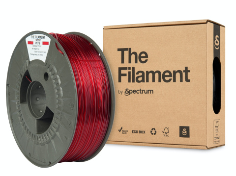 The Filament by Spectrum PETG 1kg 1,75mm Transparent Red