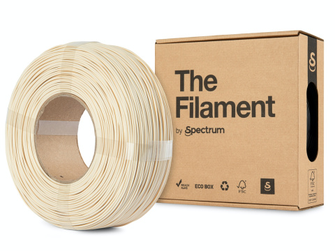 The Filament by Spectrum Refill PLA 1kg 1,75mm Beige Wood Ash